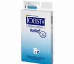Jobst Relief 20-30 mmHg Knee High Support Stockings (Closed Toe) with Silicone Dot Band - JOBST&#174; Relief provides quality and efficacy at a moderate price.