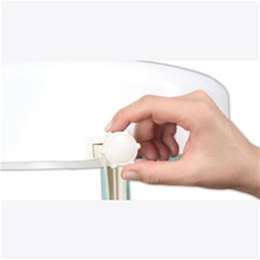 Image of Carex®: Safe Lock Raised Toilet Seat 3