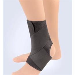 Safe-T-Sport® Ez-On® Wrap Around Ankle Support, Xxl Black