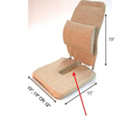 Sacro-Ease Seat Supports - The Models BRC-RX, BRSC-RXM and BRNC-RX come with both an additi