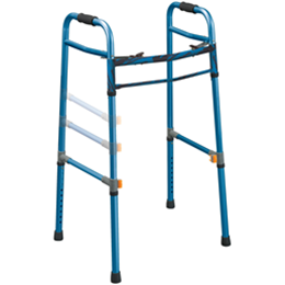 Universal (Adult/Junior) Deluxe Folding Walker, Two Button