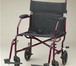WHEELCHAIR TRANSPORT FREEDOM BLU RETAIL - Ultralight Transport Chair: At Only 14.8 Pounds With A Breathabl