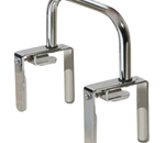 Tub Rail - 
    Durable, chrome-plated steel is attractive and eas