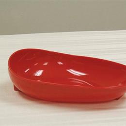 Image of Scooper Dish Redware w/Non-Skid Base