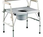 Invacare Bariatric Drop-Arm Commode - The Invacare Bariatric Drop Arm Commode is built with durable st