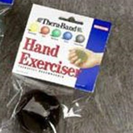 THERA-BAND HAND EXERCISER BALL - BLACK