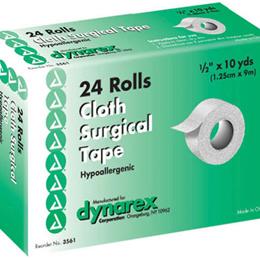 Surgical Tape Silk Cloth 1 X 10 Yds. Bx/12 Surgical Tape Silk Cloth 1 X 10 Yds. Bx/12