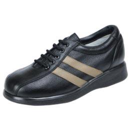 Amber Black/Taupe Stripes