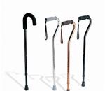CANE OFFSET HANDLE BRONZE - Adjustable Aluminum Cane: You&#39;Ll Welcome The Non-Institutional L