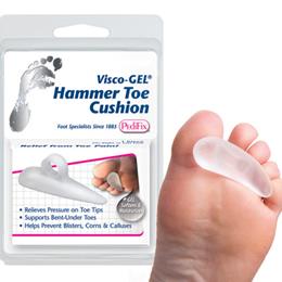 Image of Hammer Toe Cushion  Visco-Gel Large Left 2