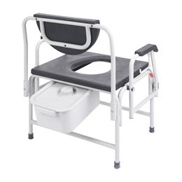 Image of Bariatric Drop Arm Bedside Commode Seat 5