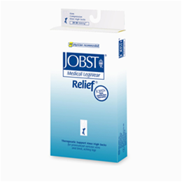 Image of Jobst Relief 20-30 mmHg Knee High Support Stockings (Open Toe)