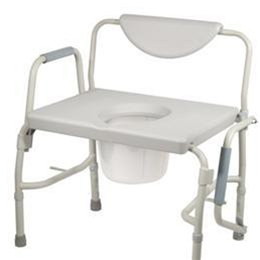 BARIATRIC DROP ARM COMMODE