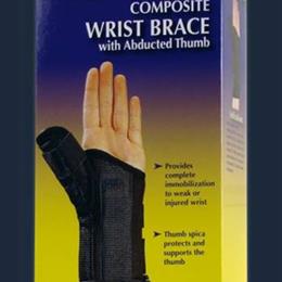 Composite Wrist Brace with Abducted Thumb Large Right
