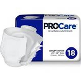 First Quality :: ProCare ™ Breathable Unisex Adult Briefs; Large (45" to 58")