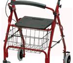 GetGo 4203 - The GetGo is our lightest 4-wheeled walker available with han