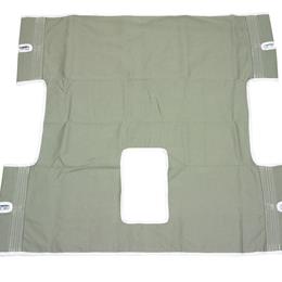 Image of Bariatric Heavy Duty Canvas Sling With Commode Cutout