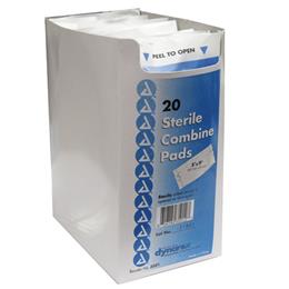 ABD Combine Pad Sterile 5 x9 1 tray (20 per tray)