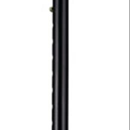 Standard Offset Walking Cane Adjustable Aluminum Black