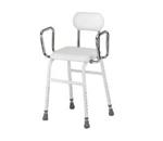 Kitchen Stool - Kitchen stool features a padded seat and back for added comfort.