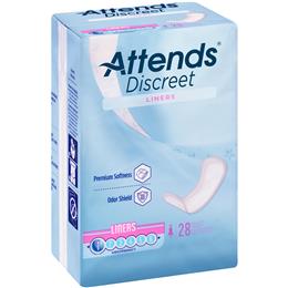Image of ADLINER - Attends Discreet Panty Liners, 28 count (x24) 4