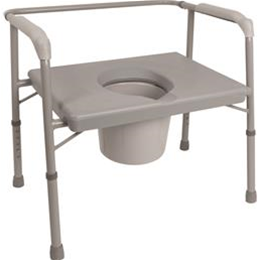 Probasic :: Bariatric Commode with Extra Wide Seat 650 lb Weight Capacity