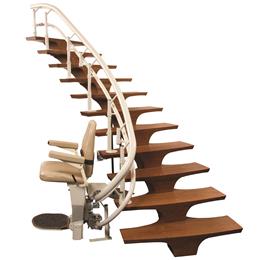 Helix Curved Stair Lift 1