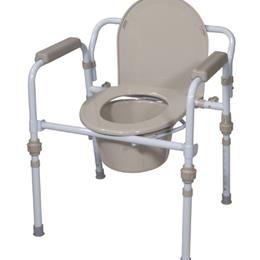 Drive Medical :: Commode  Folding Steel Retail Packaged