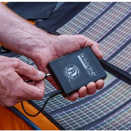 Transcend Portable Solar Battery Charger Transcend Portable Solar Battery Charger