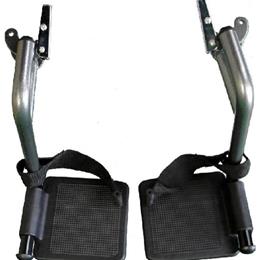 Drive Medical :: Replacement Footrests for Drive TR39E-SV (Silver Vein)