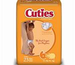 Cuties&#174; Baby Diapers - A super absorbent baby diaper for girls and boys. Cuties&#174; are
c