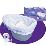 Carebag Commode Liner with Super Absorbent Pad