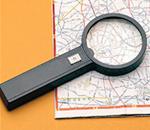 Illuminated Magnifier - Useful in the car for studying roadmaps and in rooms that have n