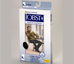 Jobst for Men 15-20 mmHg Closed Toe Knee High Ribbed Compression Socks (Tall Casual) - Comfortable, gradient compression hosiery designed for men’s nee