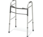 Two-Button Folding Walkers without Wheels - 
    Easy-to-use, push-button mechanisms let walkers fo