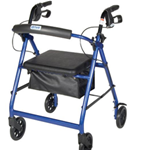 4 Wheel Rollators - &amp;bull; Comes with new seamless padded seat with zippered pouch u