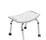 Bath Seat without back - 
    Anodized aluminum frame is lightweight, durable an