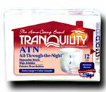 Tranquility ATN (All-Through-the-Night) Disposable Briefs - Maximum absorbent capacity enables 				an unint