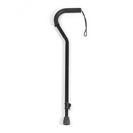 Invacare :: Offset Cane with Strap and Invacare Grip - Black