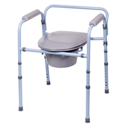 Carex Health Brands :: Carex Deluxe Folding Commode