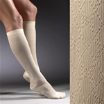 Activa&#174; Sheer Therapy&#174; 15-20 mm Hg Lite Support Cross-Hatch Women&#39;s Patterned Dress Socks -       Unique patterned design in a compression sock &lt;/li