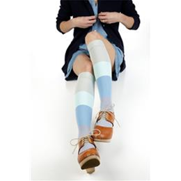 WOMEN'S COLOR BLOCK: SEA GLASS & GREY (NYLON)