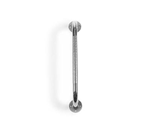 Knurled Chrome Grab Bar - 16&quot; - The Invacare 16&quot; Knurled Grab Bar is designed to give added secu