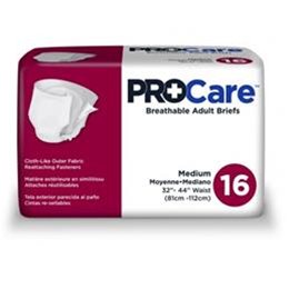 First Quality :: Procare ™ Breathable Unisex Adult Briefs;  Medium (34" to 44")