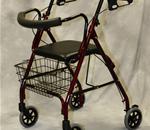 Guardian Deluxe Rollator - Medline&#39;S Deluxe Rollator: This Rolling &quot;Walker&quot; Has A Padded Se