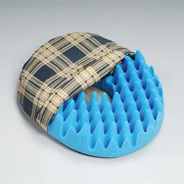 Convoluted Foam Softeze Ring 16 x 14 1/8 Plaid Cover