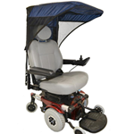 WeatherBee Power Chair Cover Covers &amp; Canopies - The WeatherBee™ covers your power wheelchair from moisture and d