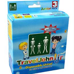 Travel John Disp Urinary Pouch Juvenile Bx/3