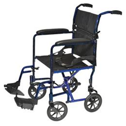 Lightweight Aluminum Transport Wheelchair, 19