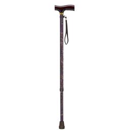 Image of Adjustable Lightweight "T" Handle Cane With Wrist Strap